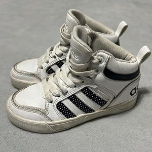 Adidas 3 Stripe High Top Shoes